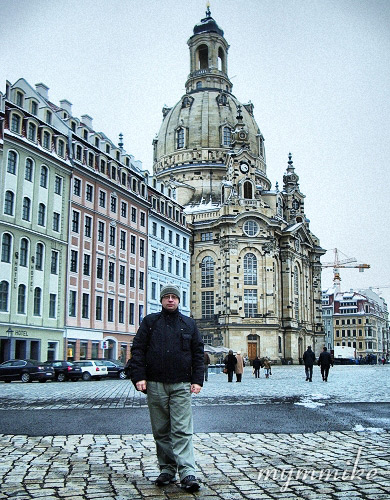 На площадях Дрездена