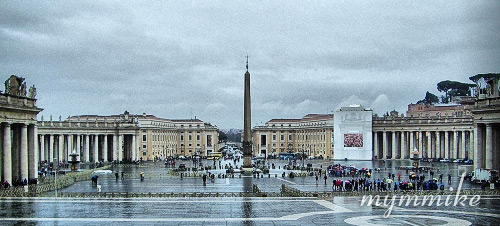 Площадь Св. Петра в Ватикане